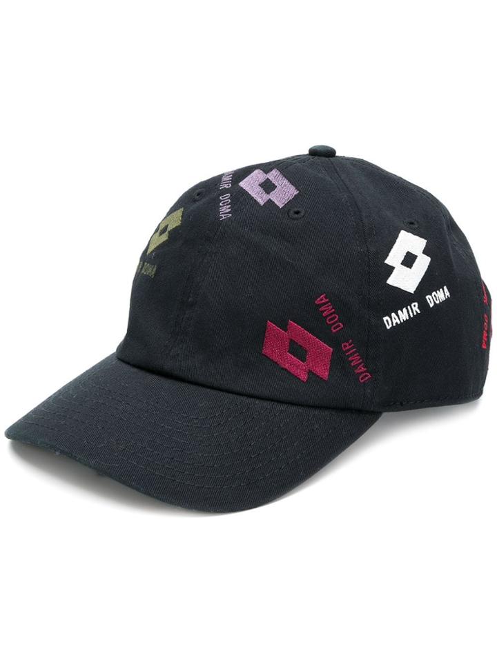 Damir Doma Damir Doma X Lotto Aki Logo Embroidered Cap - Black