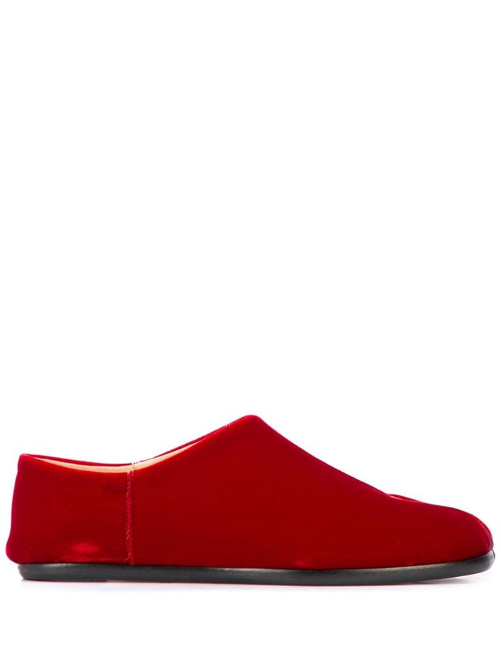 Maison Margiela Tabi Toe Slippers - Red