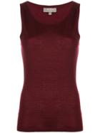 N.peal Fine-knit Top - Red