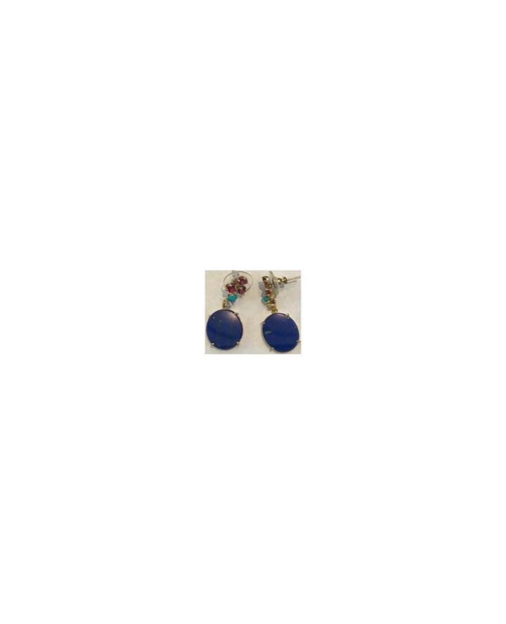 Fashion Concierge Vip Lapis, Turquoise, Ruby And Diamonds -