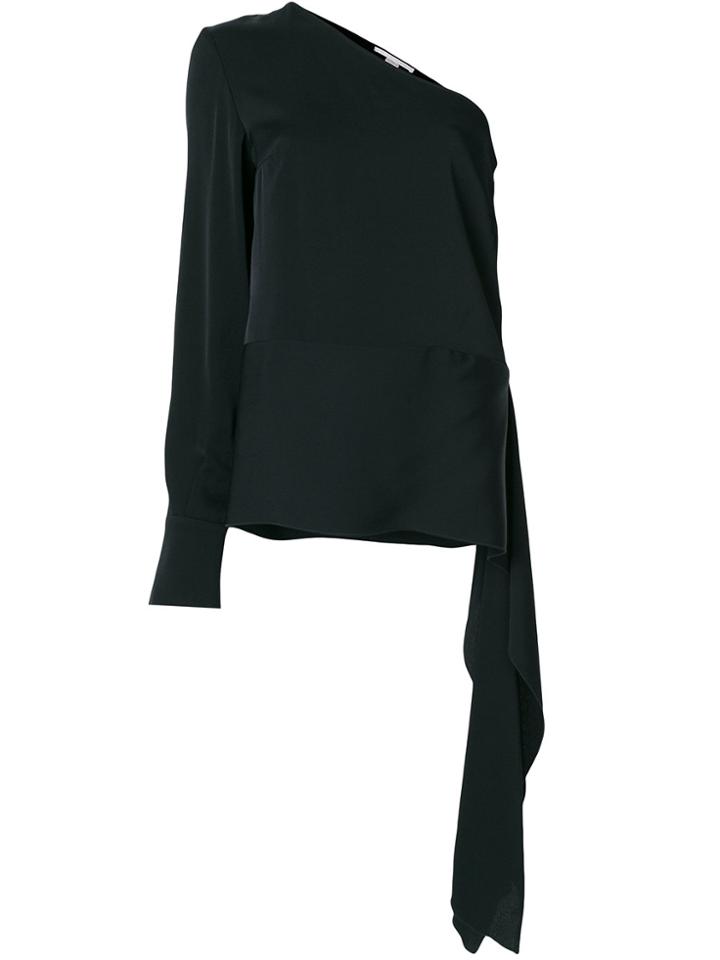 Stella Mccartney One Shoulder Blouse - Black