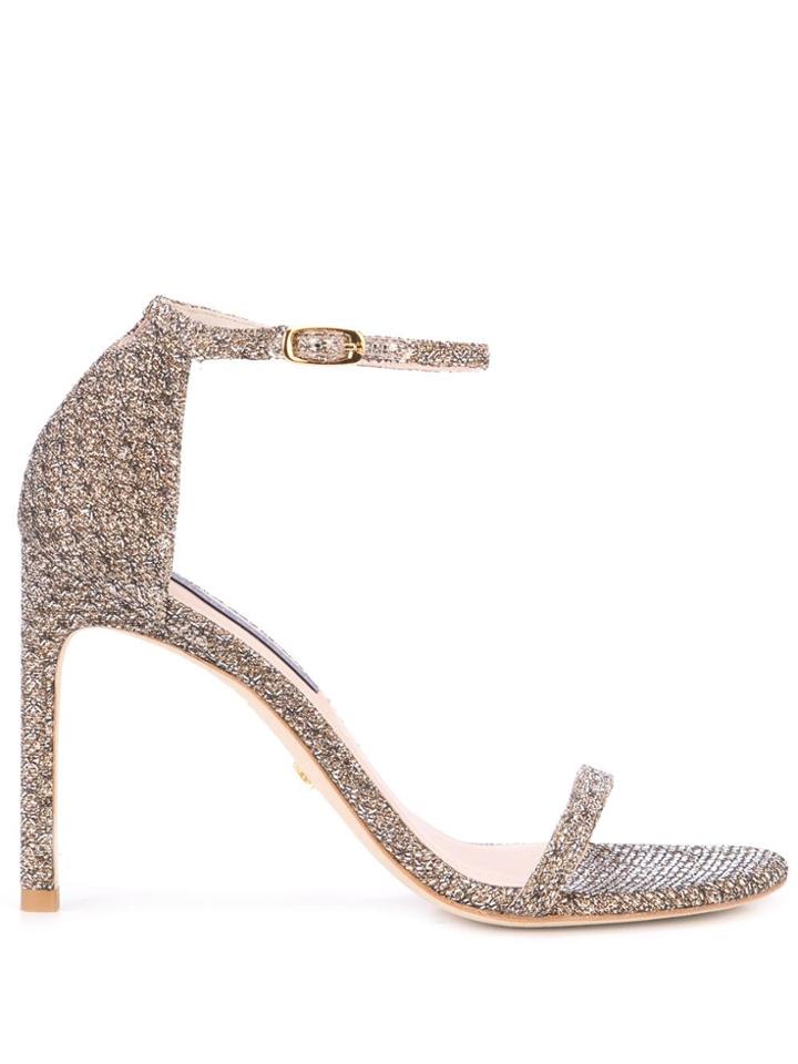 Stuart Weitzman Nudistsong Sandals - Silver