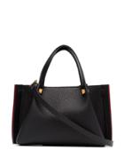 Valentino Valentino Garavani Small Logo-plaque Tote - Black