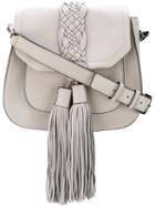 Rebecca Minkoff - Fringed Hobo Bag - Women - Cotton/calf Leather - One Size, Grey, Cotton/calf Leather