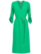 Nk Midi Belted Dress - Green
