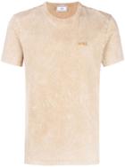 Ami Alexandre Mattiussi T-shirt With Acid Washed Effect - Neutrals