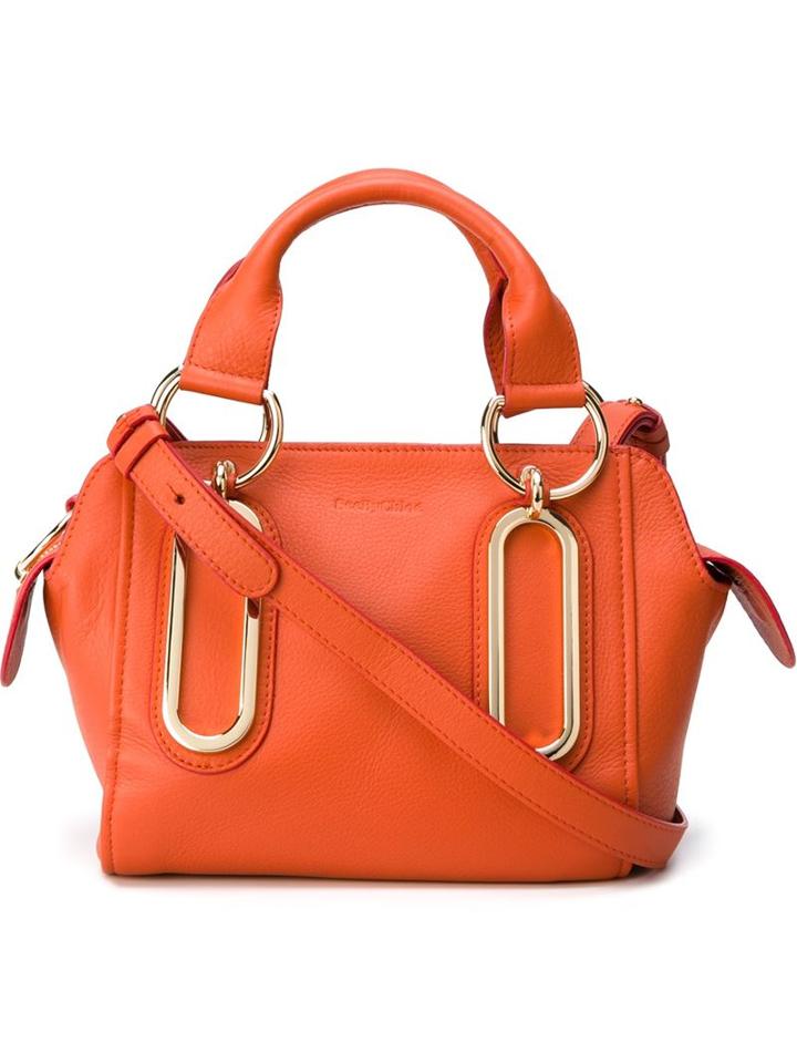See By Chloé Small 'paige' Tote, Women's, Yellow/orange