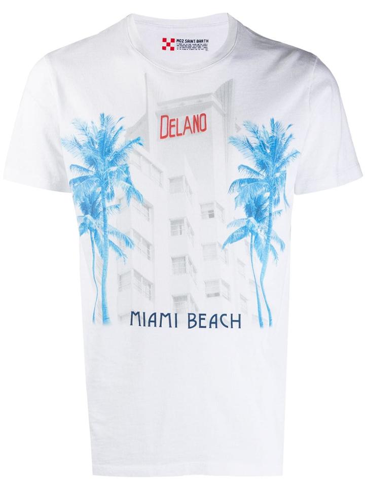 Mc2 Saint Barth Miami Hotel T-shirt - White