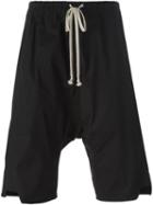 Rick Owens Pod Shorts, Men's, Size: 48, Black, Cotton/spandex/elastane
