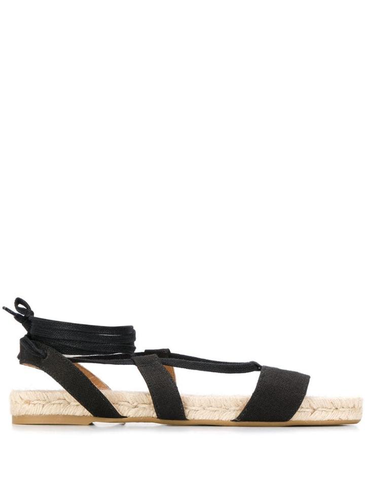 Castañer Pasha Strapy Sandals - Black