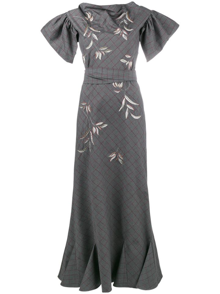 Attico Isabel Cashmere-blend Dress - Grey