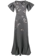 Attico Isabel Cashmere-blend Dress - Grey