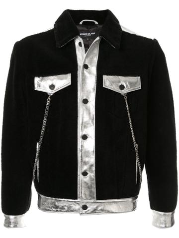 Keiser Clark Contrast Trucker Jacket - Black