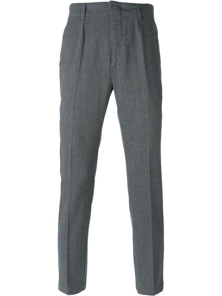 Dondup Slim Fit Trousers, Men's, Size: 32, Grey, Cotton/spandex/elastane/virgin Wool