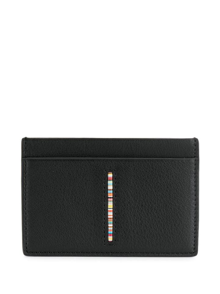 Paul Smith Striped Detail Cardholder - Black