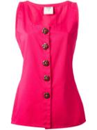 Yves Saint Laurent Pre-owned Flower Button Tops - Pink