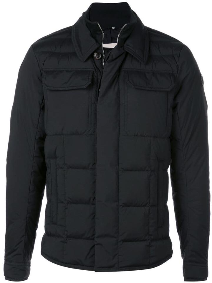 Moncler Padded Double-collar Jacket - Black