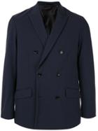 Knott Men Double-breasted Blazer - Blue