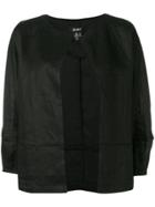 Dkny Open Cropped Sleeve Jacket - Black
