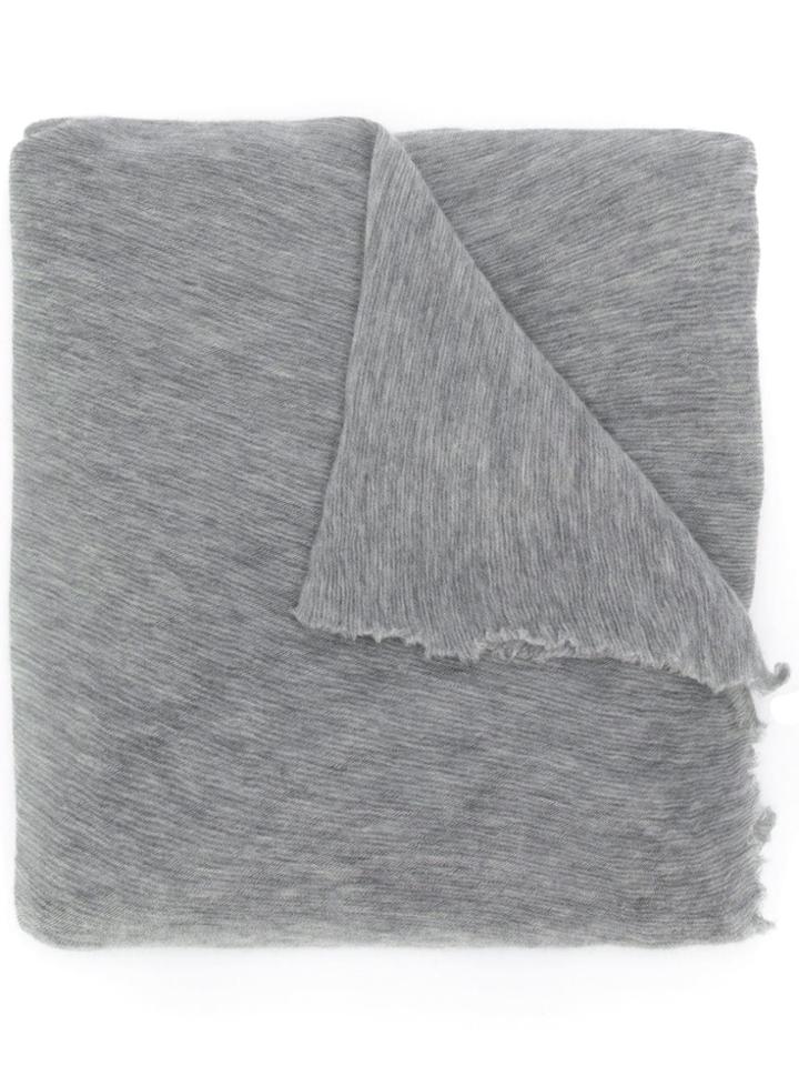 Isabel Marant Two-tone Marl Scarf - Grey