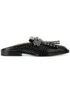 Robert Clergerie Studded Mules - Black
