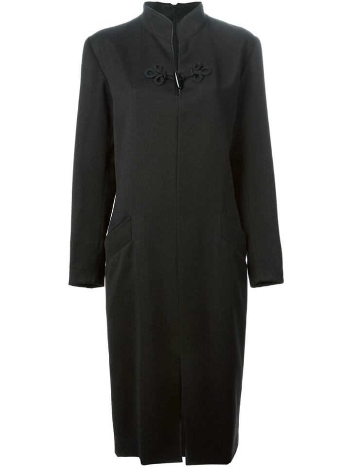 Yves Saint Laurent Vintage Djellaba Dress - Black