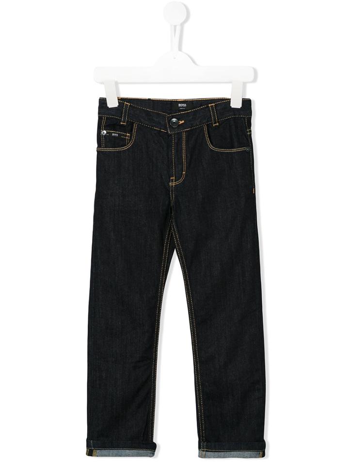 Boss Kids Straight-leg Jeans, Boy's, Size: 10 Yrs, Blue