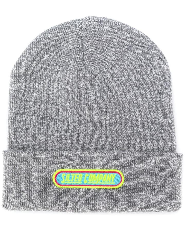 The Silted Company Logo Beanie Hat - Grey