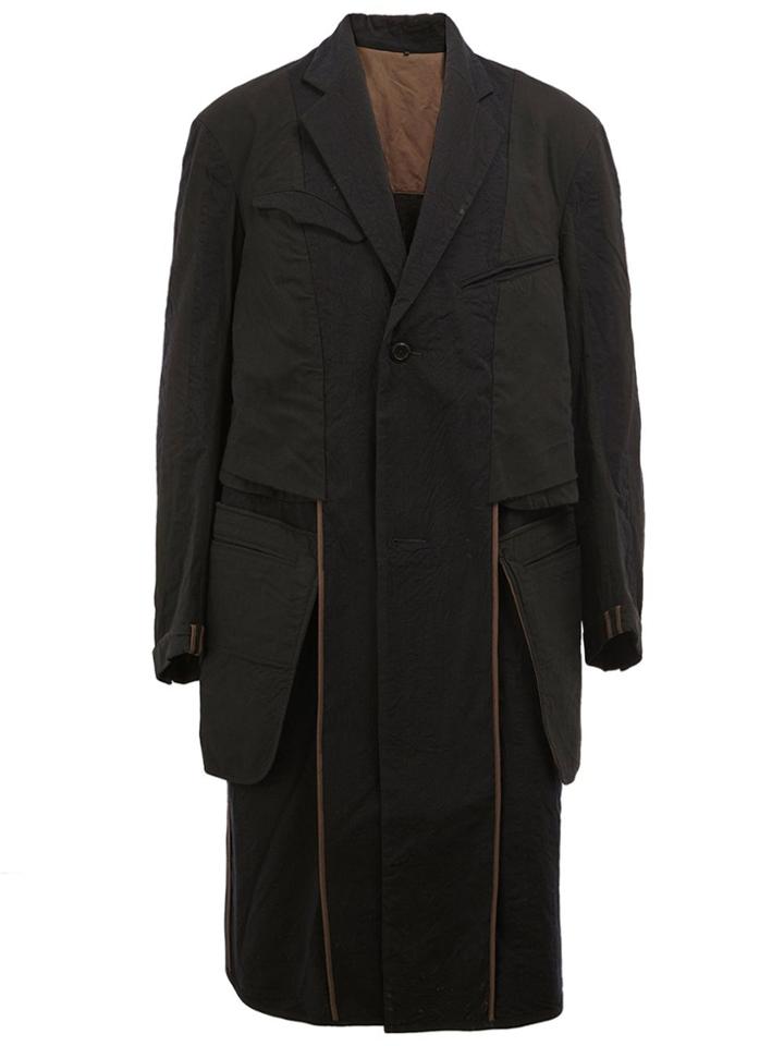 Ziggy Chen Multi Pocket Coat - Black