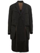 Ziggy Chen Multi Pocket Coat - Black