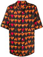 Versace Heart Print Shirt - Black