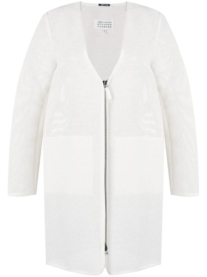 Maison Martin Margiela Vintage Mesh Cardigan Coat - White
