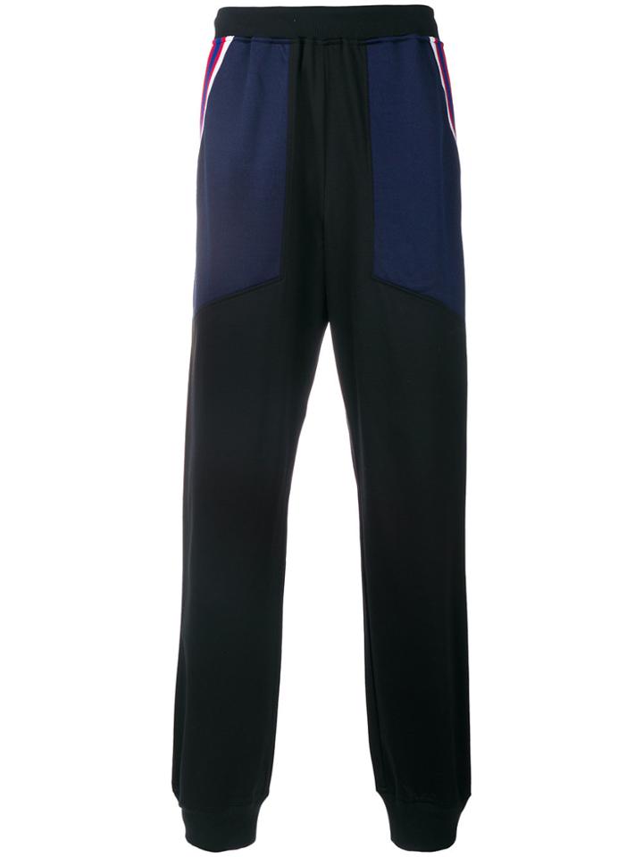 Facetasm Side Stripe Track Pants - Black