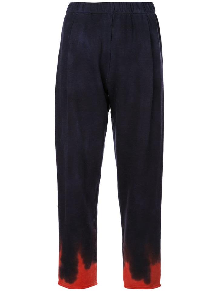 Raquel Allegra Ombré Print Track Pants - Blue