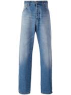 Ami Alexandre Mattiussi Wide Leg Jeans, Size: 33, Blue, Cotton