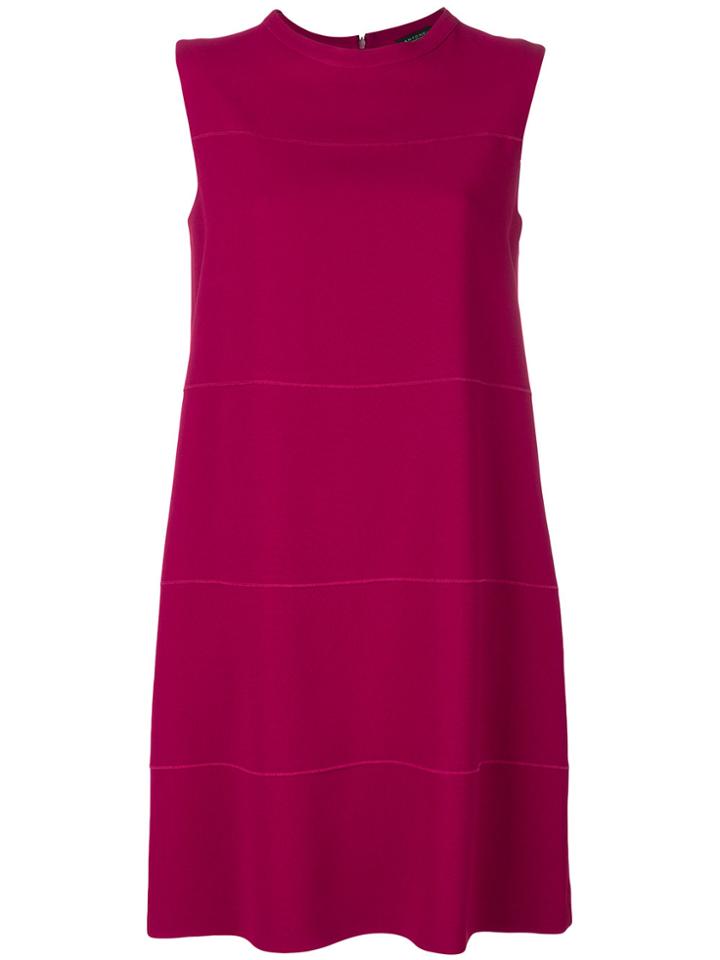 Antonelli Exposed Seam Dress - Pink & Purple