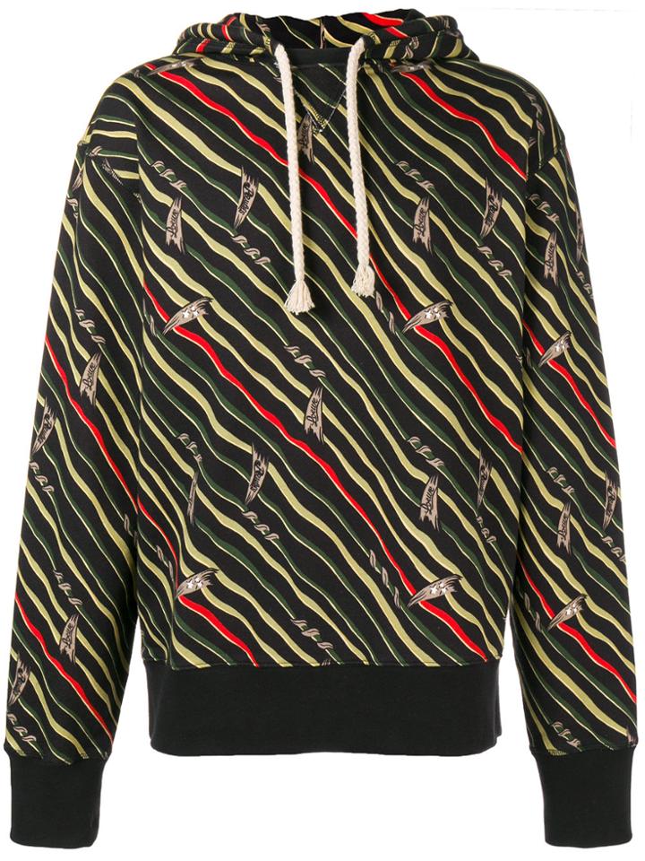 Loewe Paula Flags Hoodie - Black