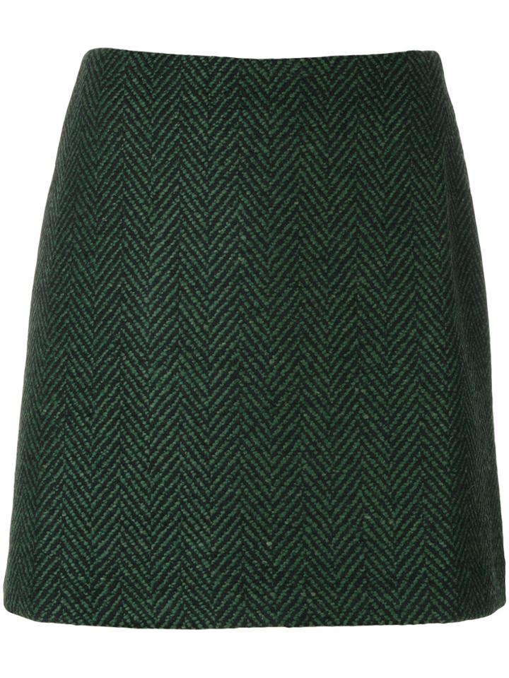 Ultràchic Tweed Skirt - Green