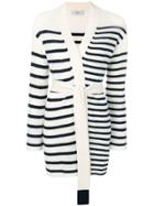 Pringle Of Scotland Striped Cashmere Cardigan - Neutrals