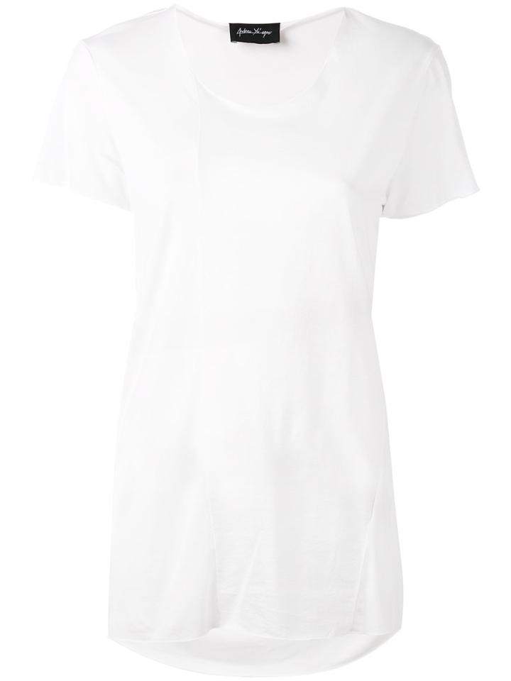 Andrea Ya'aqov - Classic T-shirt - Women - Cotton/viscose - M, White, Cotton/viscose
