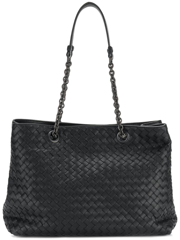Bottega Veneta Intrecciato Tote - Black