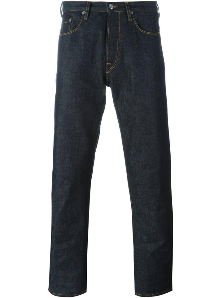 Ps By Paul Smith Tapered Fit Jeans, Men's, Size: 30, Blue, Cotton
