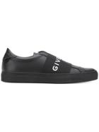 Givenchy Logo Strap Sneakers - Black