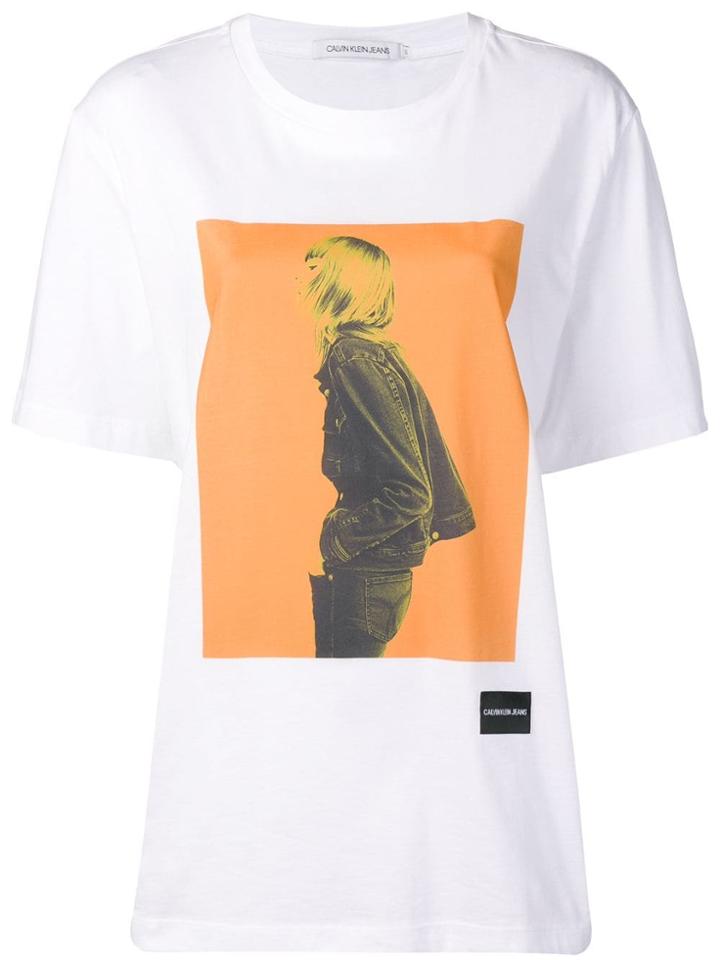 Calvin Klein Jeans Boyfriend T-shirt - White