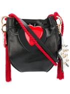 Philosophy Di Lorenzo Serafini Heart Appliqué Shoulder Bag With Rope