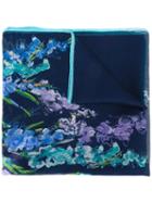 Emanuel Ungaro - Printed Scarf - Women - Silk - One Size, Women's, Blue, Silk