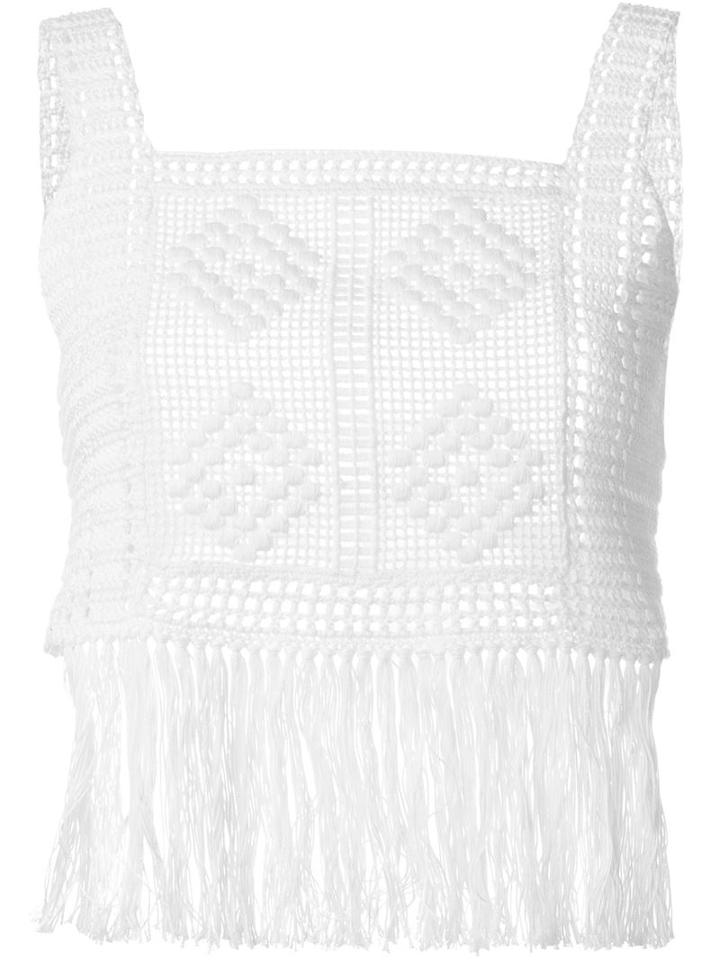 Forte Forte Crochet Top, Women's, Size: 1, White, Cotton