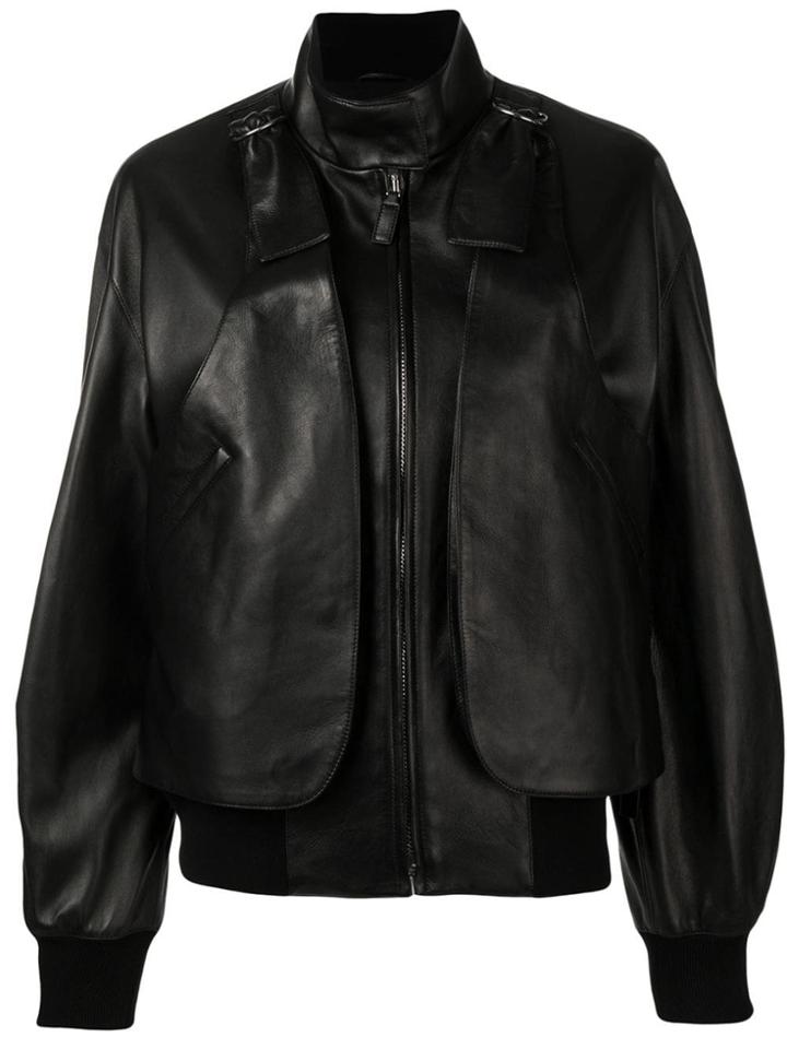 Bottega Veneta Band Collar Jacket - Black