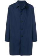 Kenzo Cutaway Collar Coat - Blue