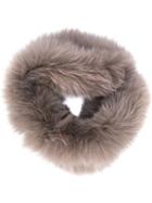 Yves Salomon Fox Fur Collar - Grey